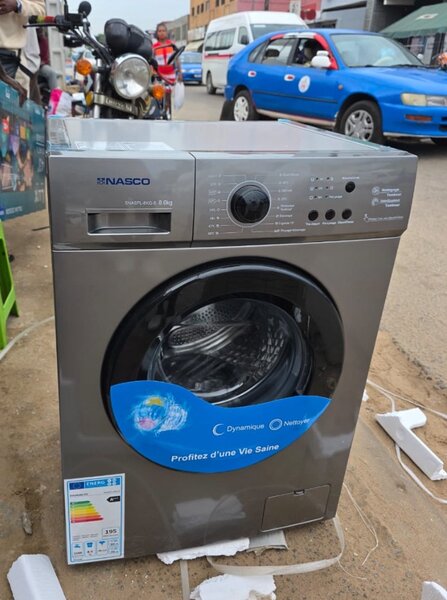 Machine à laver nasco 8kg auto