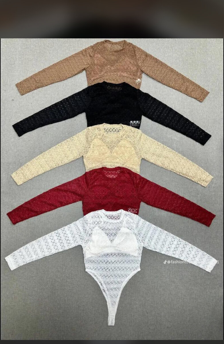 Body en dentelle femme élégante