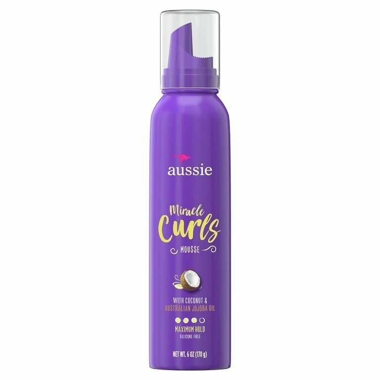 Aussie Miracle Curls Styling Mousse with Coconut & Jojoba Oi
