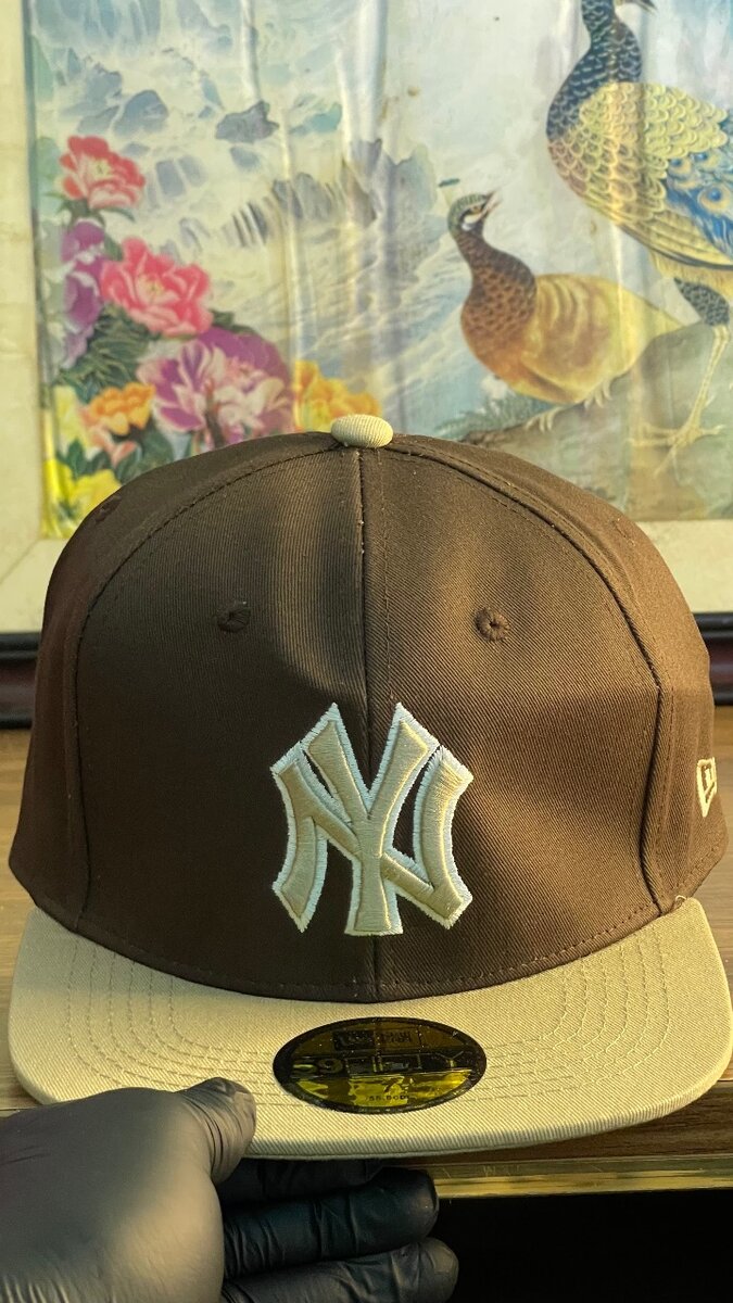 Casquette Snapback Marron Beige