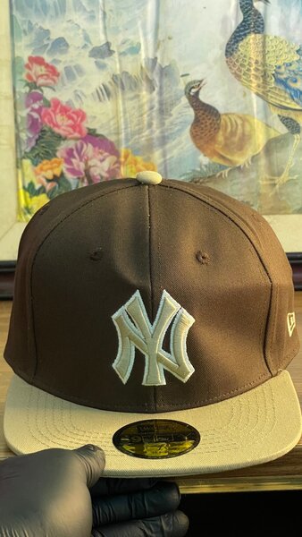 Casquette Snapback Marron Beige