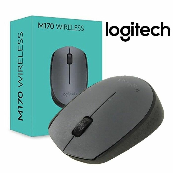 LOGITECH WIRELESS MOUSE M170 BLACK