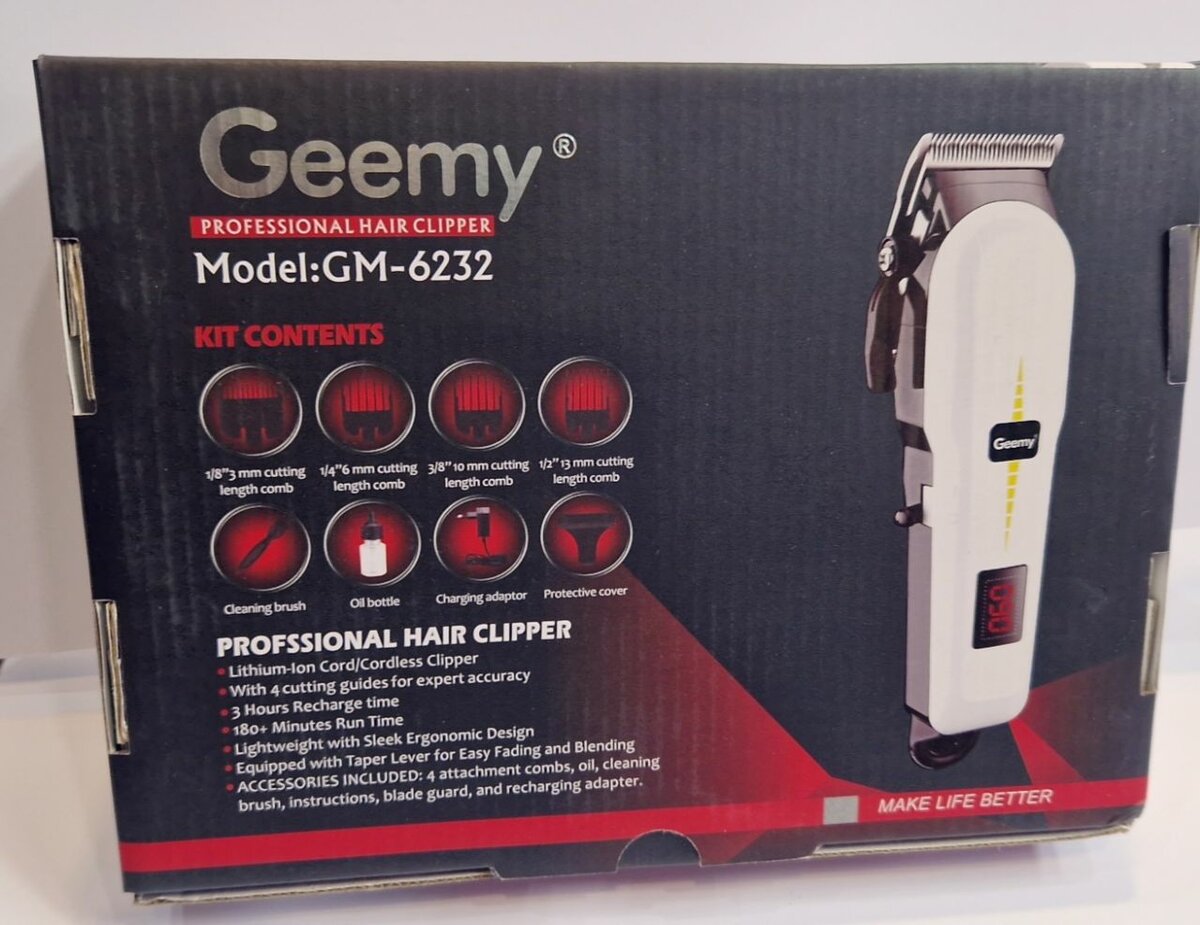 Tondeuse Professionnelle Geemy GM-6232