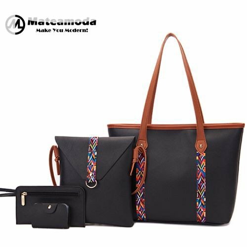 Mateamoda 4 PCS Women Bags Ladies Bags Handbags Purse Should