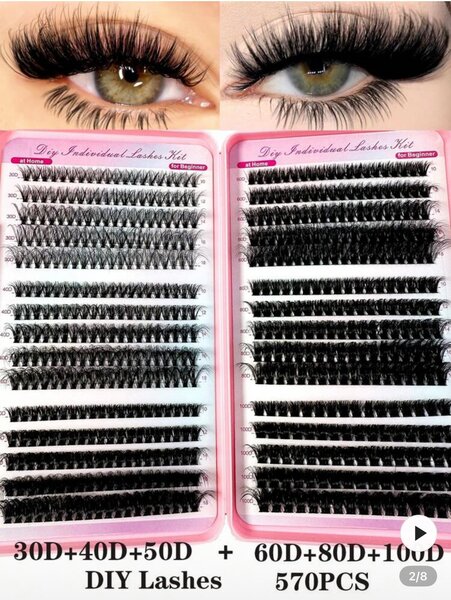Extension de cils naturel