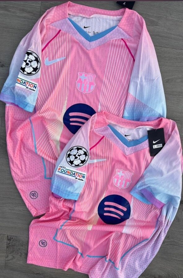 Maillot football Barça rose