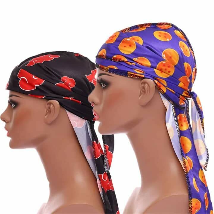 Durag soyeux imprimé floral