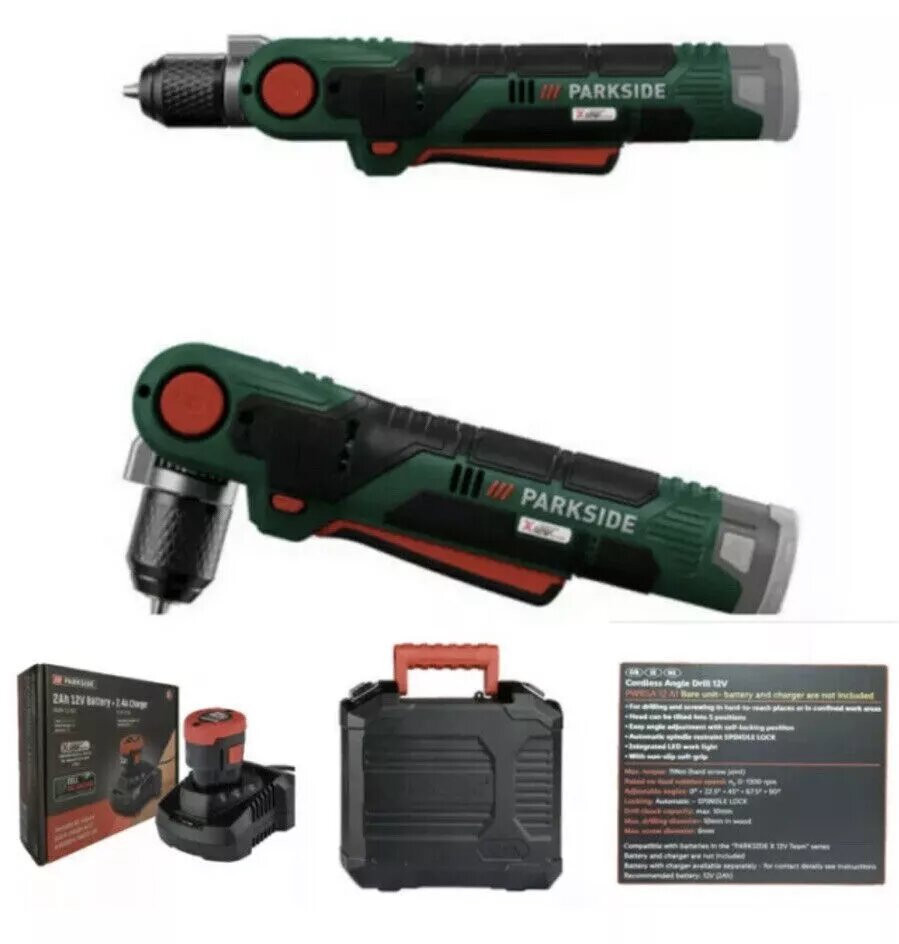 Parkside Cordless Angle Drill