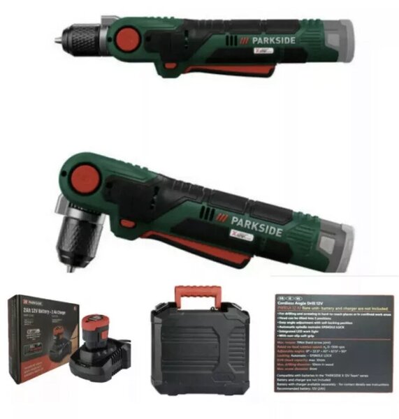 Parkside Cordless Angle Drill