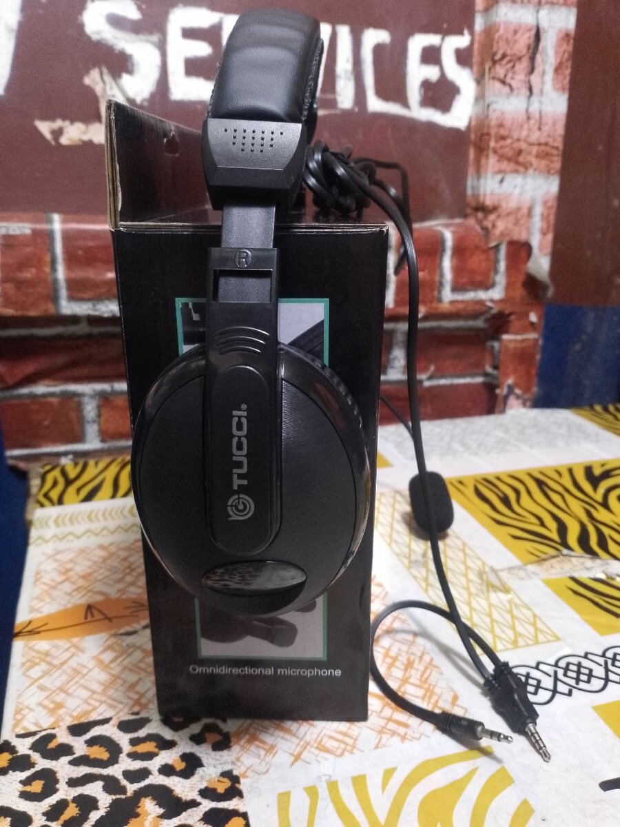 Casque audio Tucci avec microphone