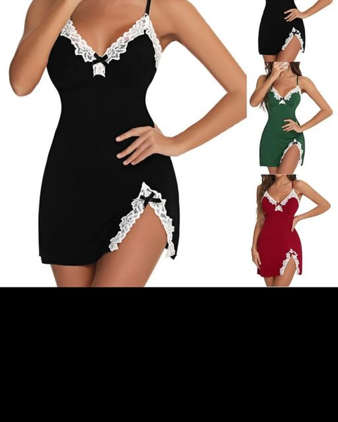 nightgown with white piping