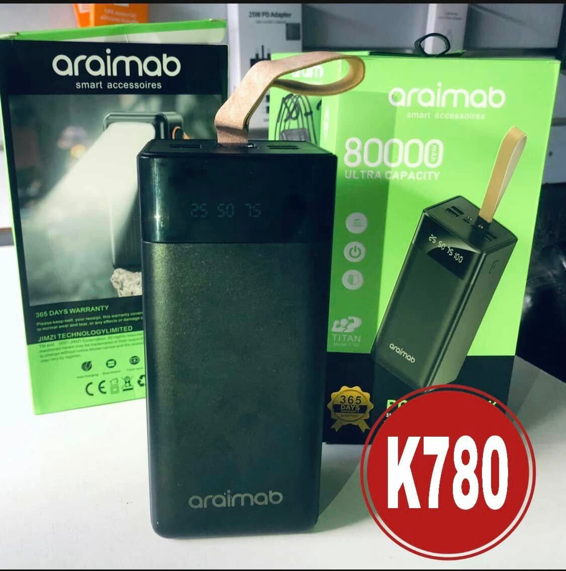 ORAIMOB 80,000 mAh Capacity POWERBANK 