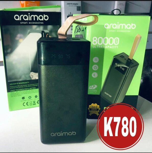 ORAIMOB 80,000 mAh Capacity POWERBANK 