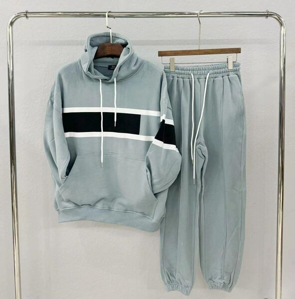 Survêtement à capuche bicolore homme