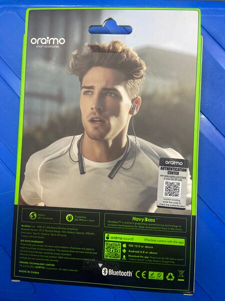 Écouteurs Bluetooth Oraimo