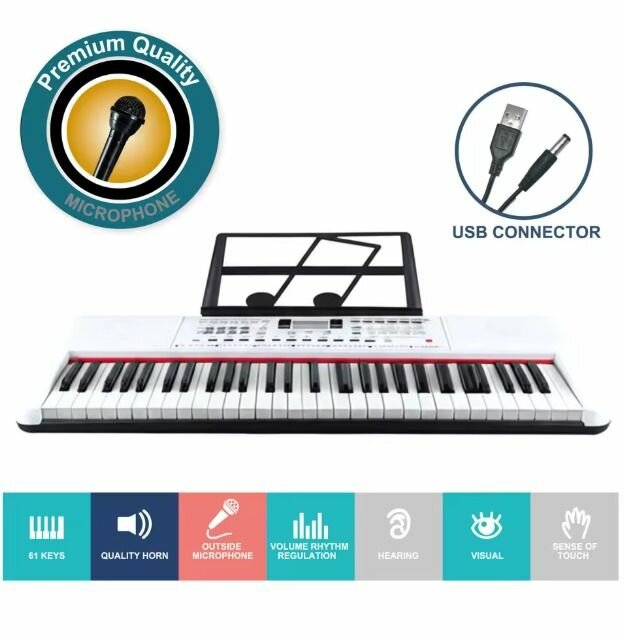 Clavier numérique 61 touches USB