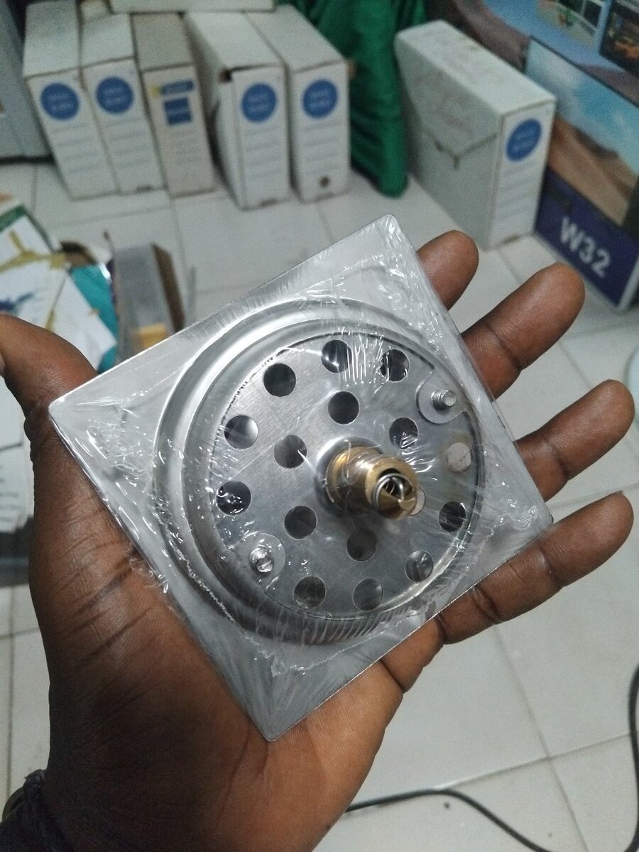 Siphon de Sol Anti-Foul 10x10 cm