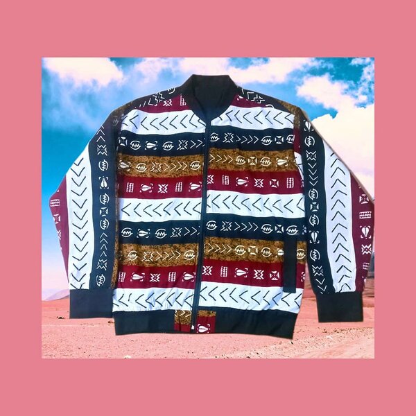 Veste imprimée ethnique tendance