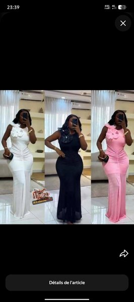 Robe longue élégante soirée