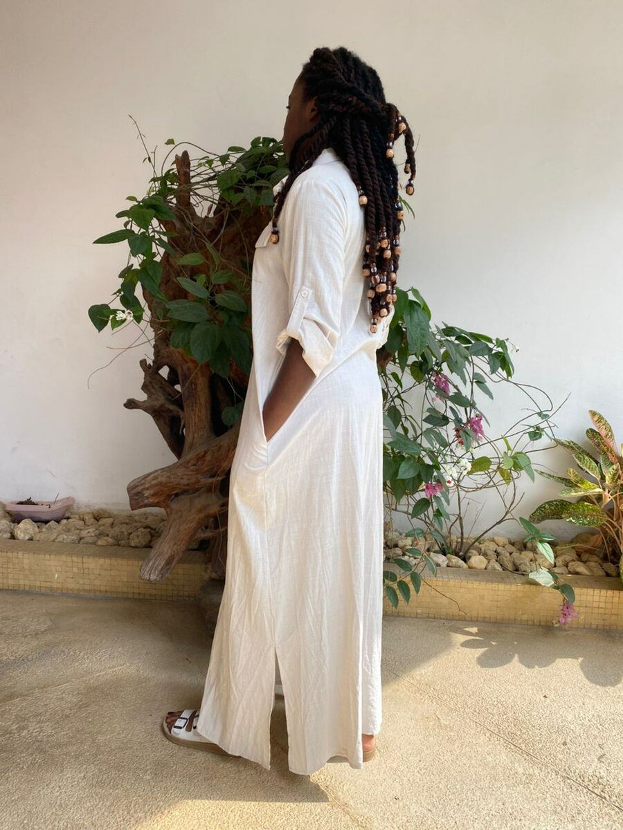 Robe Chemise Longue Bohème (XL