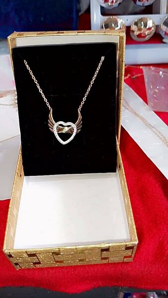 Collier avec pendentif en inox pour femme