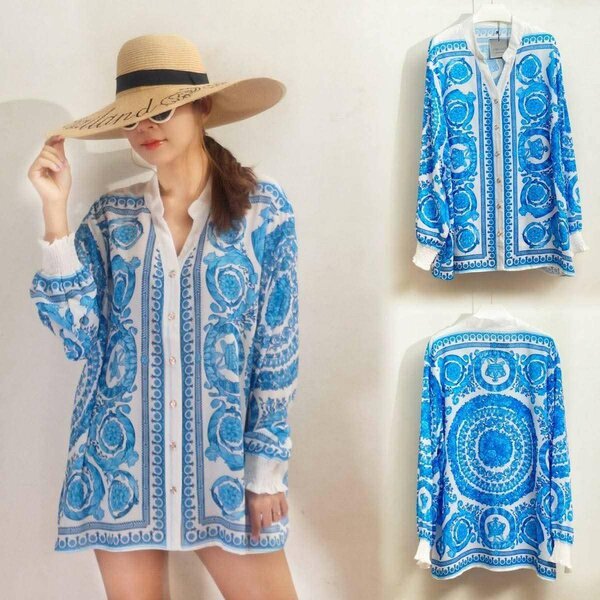 Tunique légère à motifs