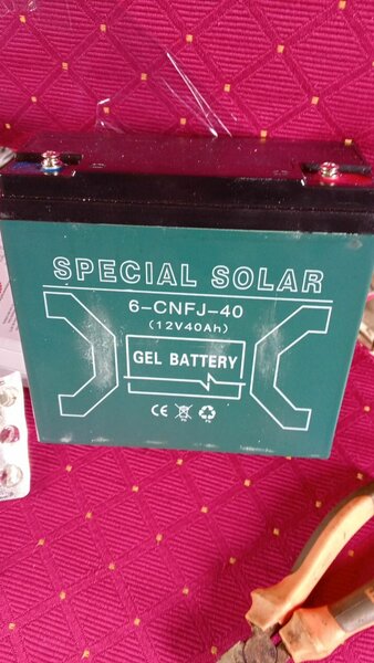 Special solar battery 12v 40Ah