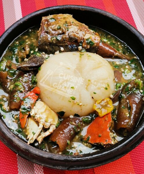 Délicieux placali sauce kôpè