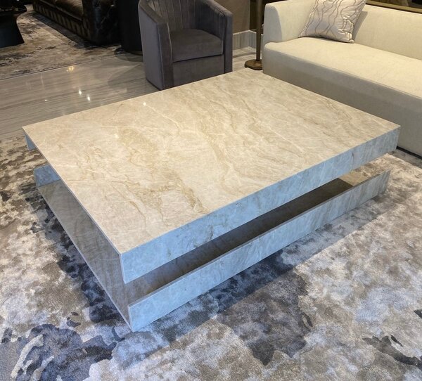 Table basse moderne marbre