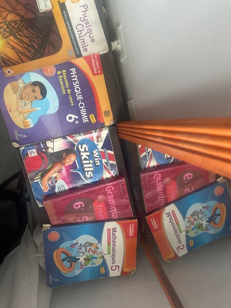 Manuels scolaires divers pour collège