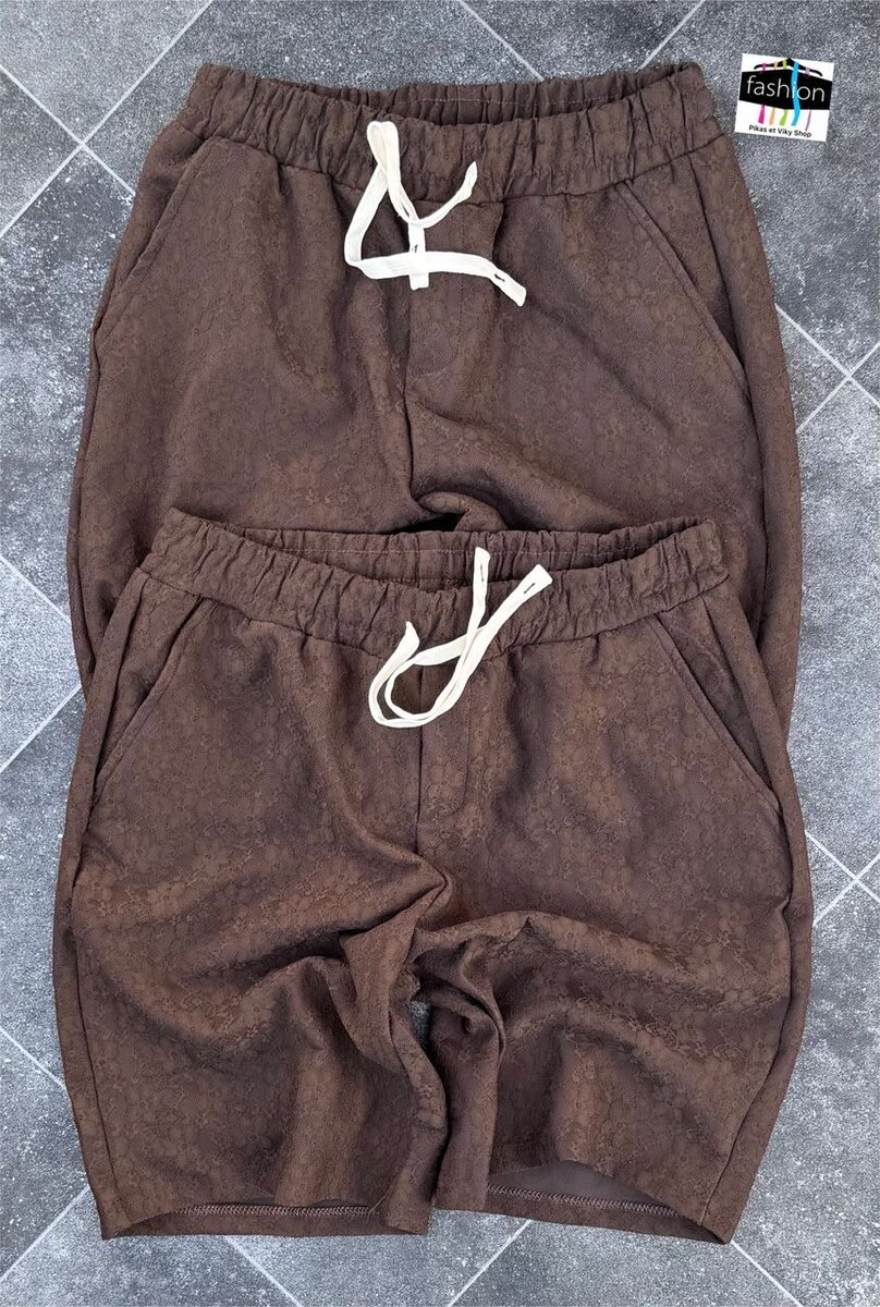 Shorts confortables marron