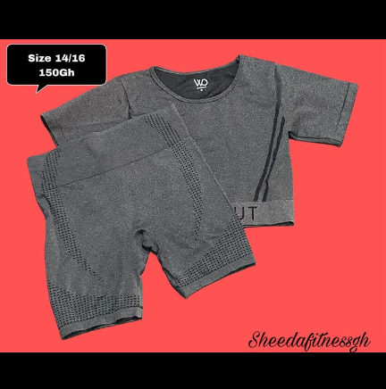 women's top and shorts