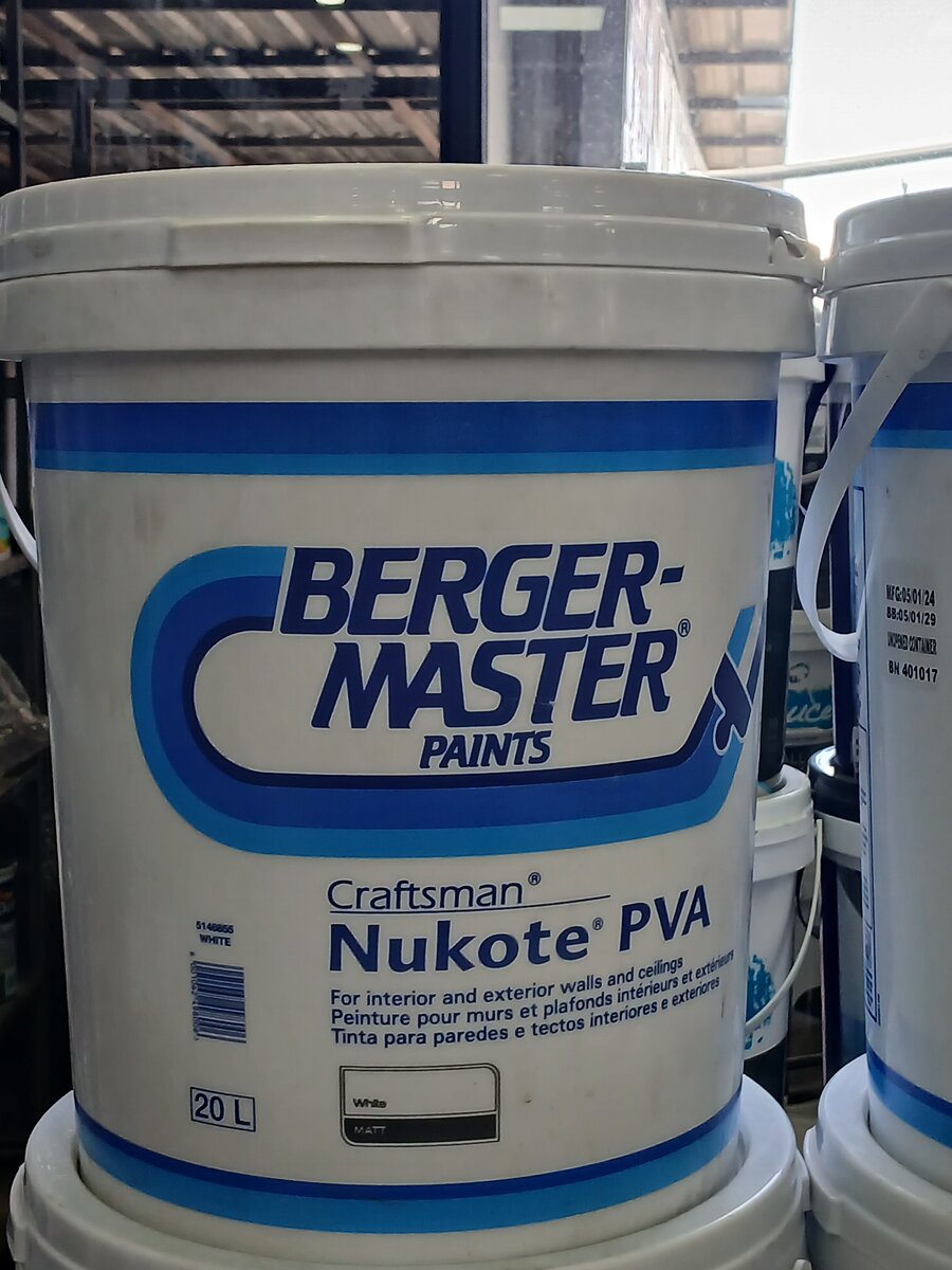 Burger- Master Paint PVA 20ltrs