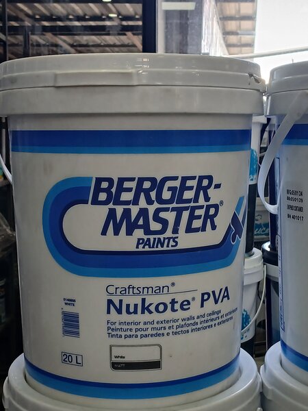 Burger- Master Paint PVA 20ltrs