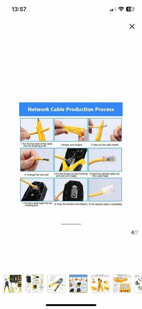 Kit d'Outils Réseau Multifonction