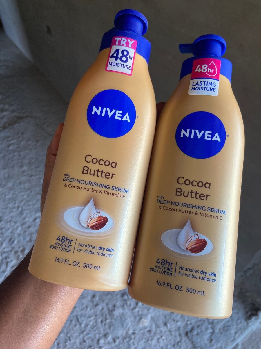 Nivea cocoa body lotion