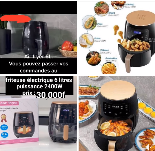 FRITEUSE À AIR DISINE REgina 