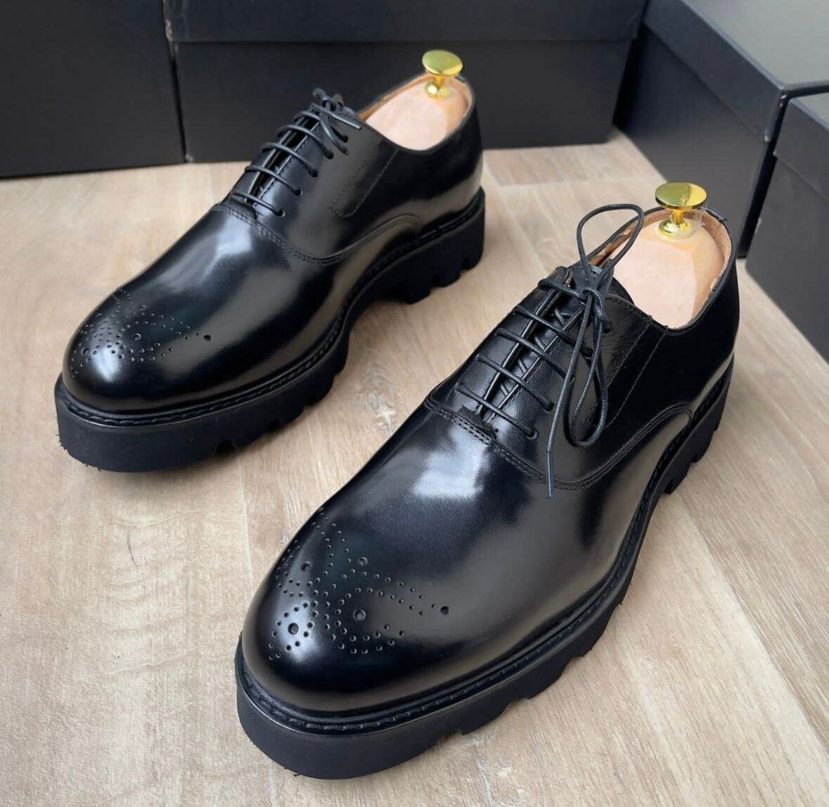 Chaussures en cuir élégantes