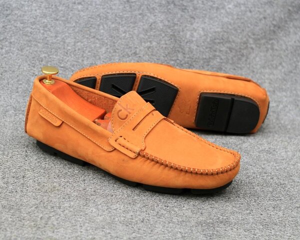 Mocassins en daim pour homme