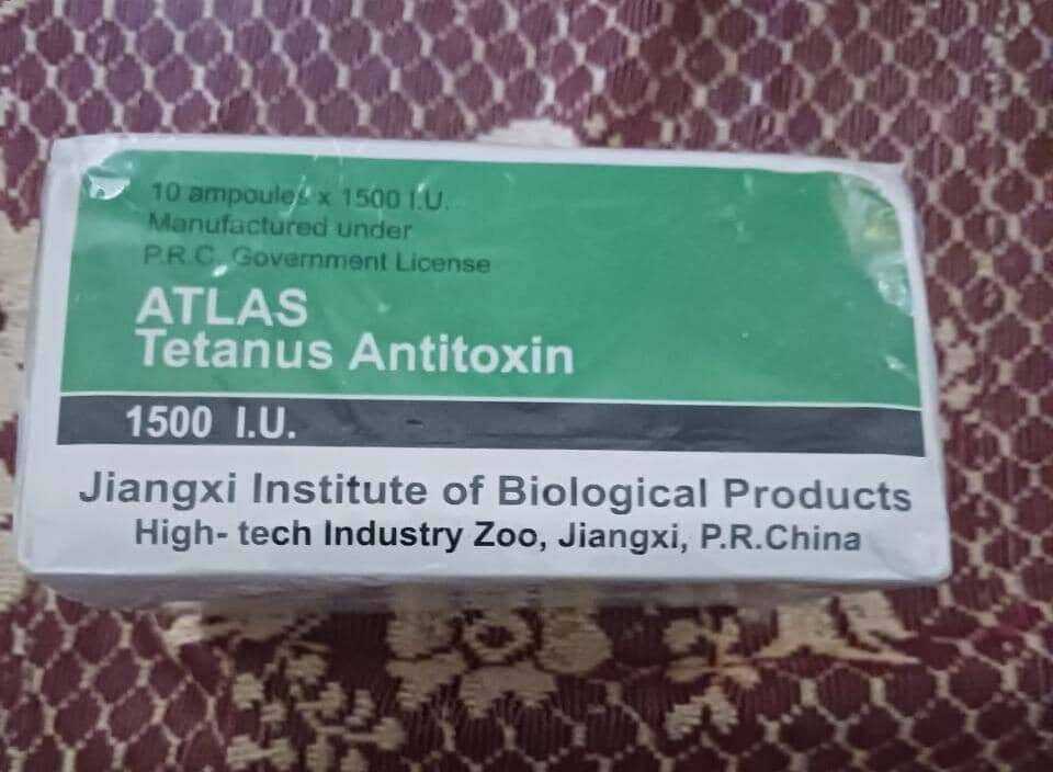 Tetanus Antitoxin & Vaccine