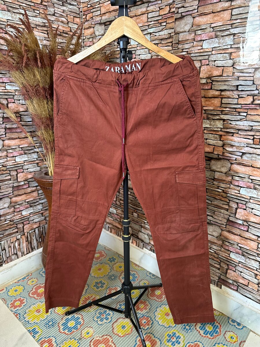 Pantalon cargo marron
