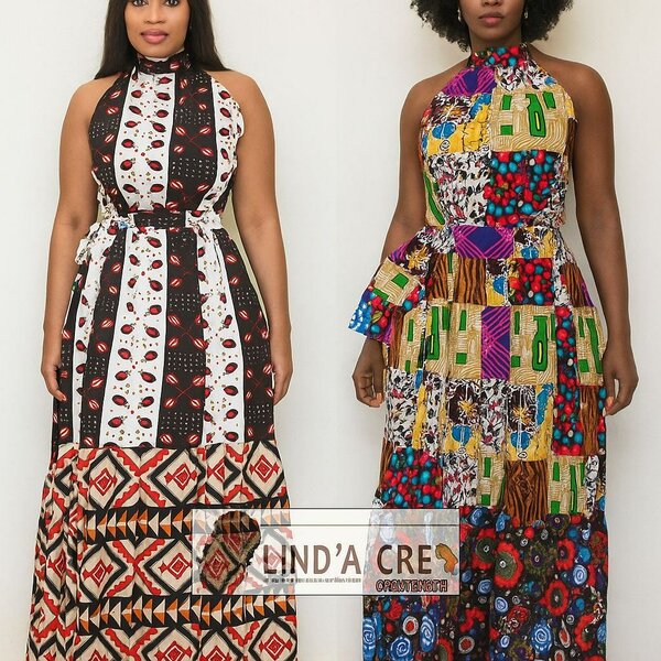 Robe Maxi Éthnique Femme