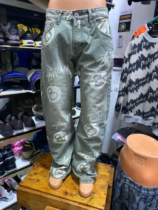 Jean garçon imprimé tendance