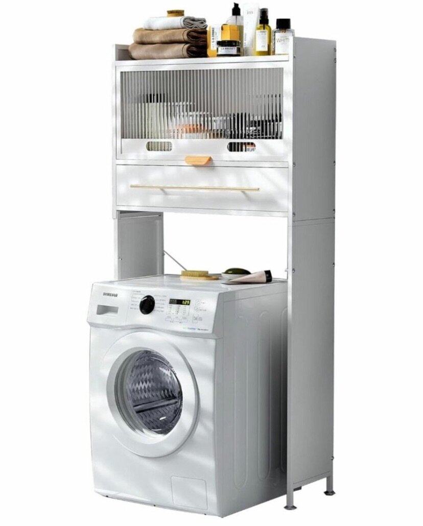 3-LAYER STAINLESS STEEL FRAME FLIP-UP DOOR LAUNDRY ROOM