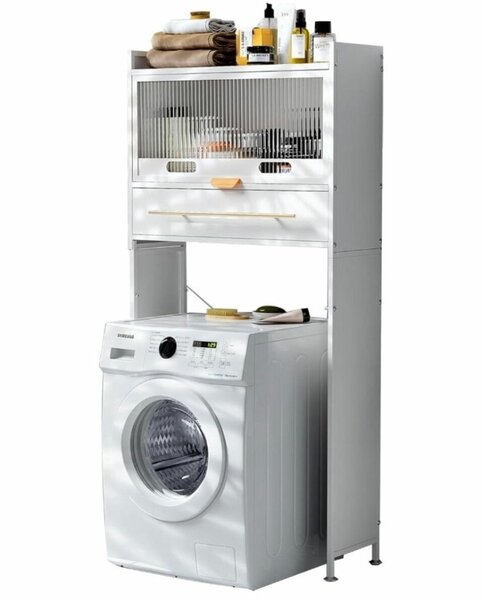 3-LAYER STAINLESS STEEL FRAME FLIP-UP DOOR LAUNDRY ROOM