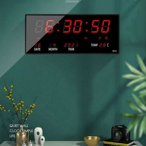 Horloge Murale LED Multifonction