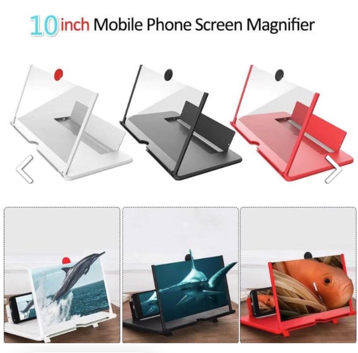 Mobile phone screen magnifier