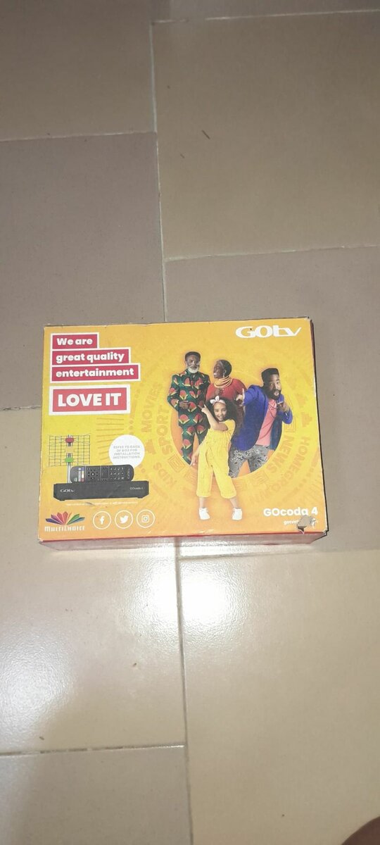 Go TV decorder complete with everything