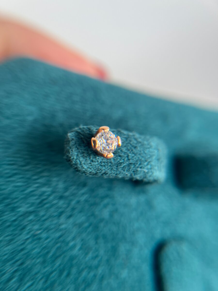 Boucle de piercing en argent