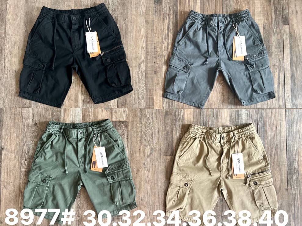 Shorts cargo hommes multi-poches
